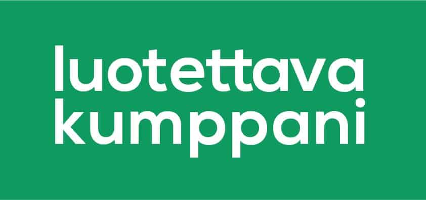 Olemme luotettava kumppani-logo